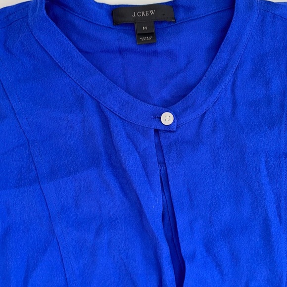 J. Crew Blue Casual Tunic Dress Medium - Picture 5 of 8